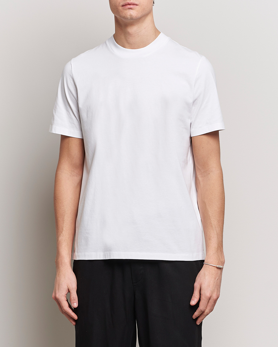 Men |  | Jil Sander | Round Collar Simple T-Shirt White