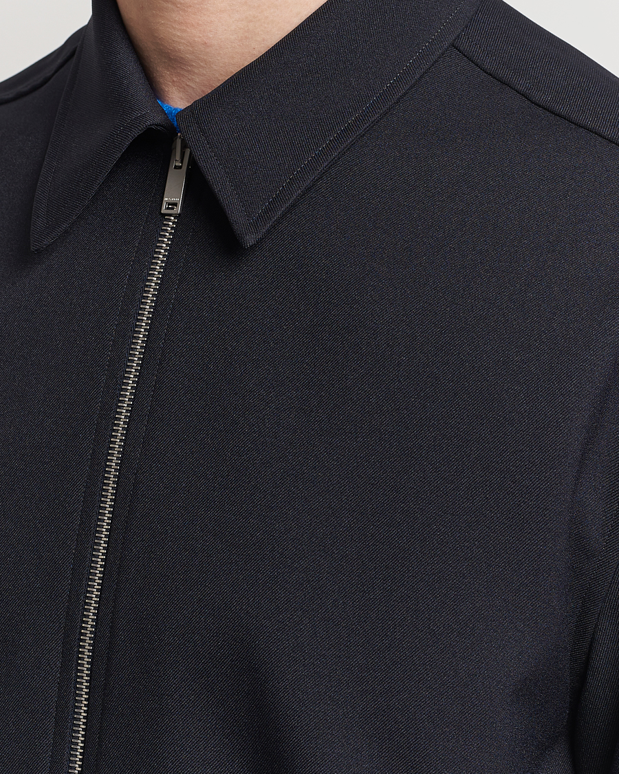 Hombres | Camisas | Jil Sander | Full Zip Overshirt Midnight