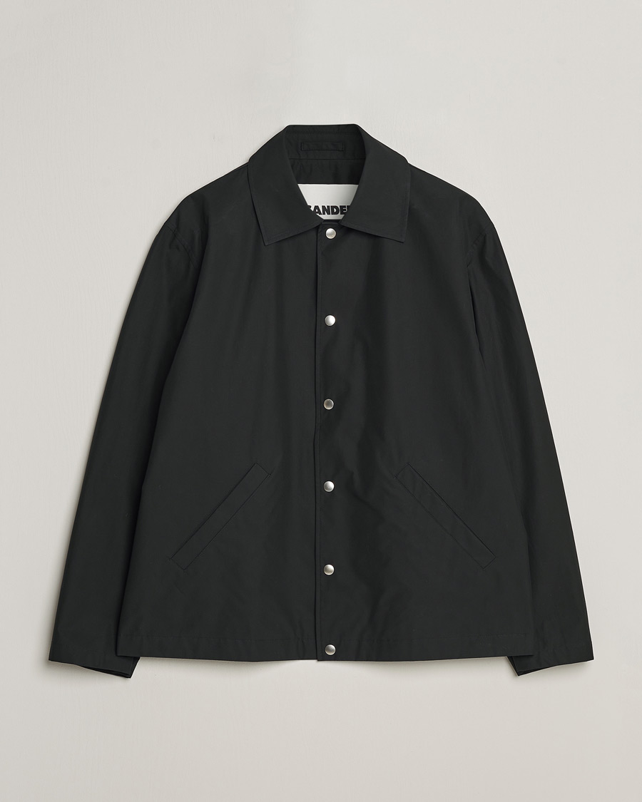 Hombres | Abrigos y chaquetas | Jil Sander | Back Printed Coach Jacket Black
