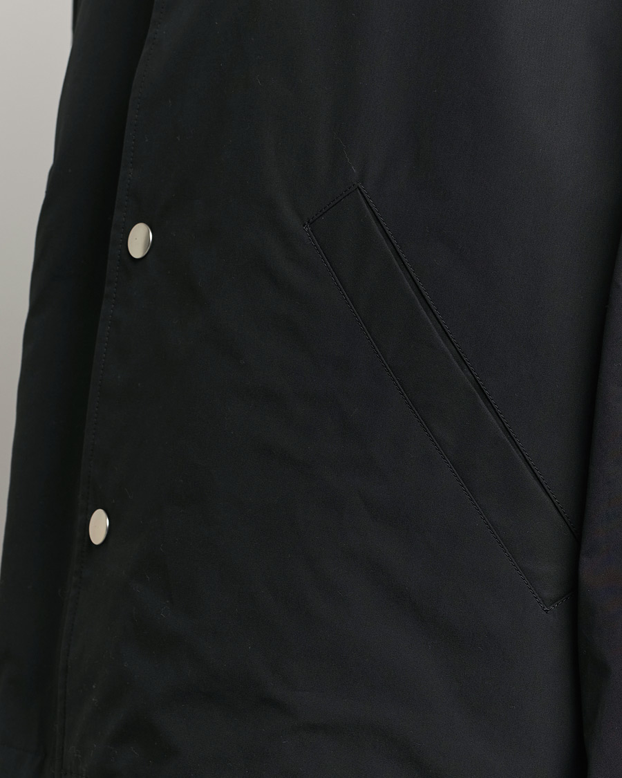 Hombres | Abrigos y chaquetas | Jil Sander | Back Printed Coach Jacket Black