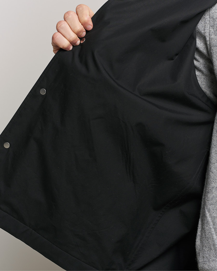 Hombres | Abrigos y chaquetas | Jil Sander | Back Printed Coach Jacket Black