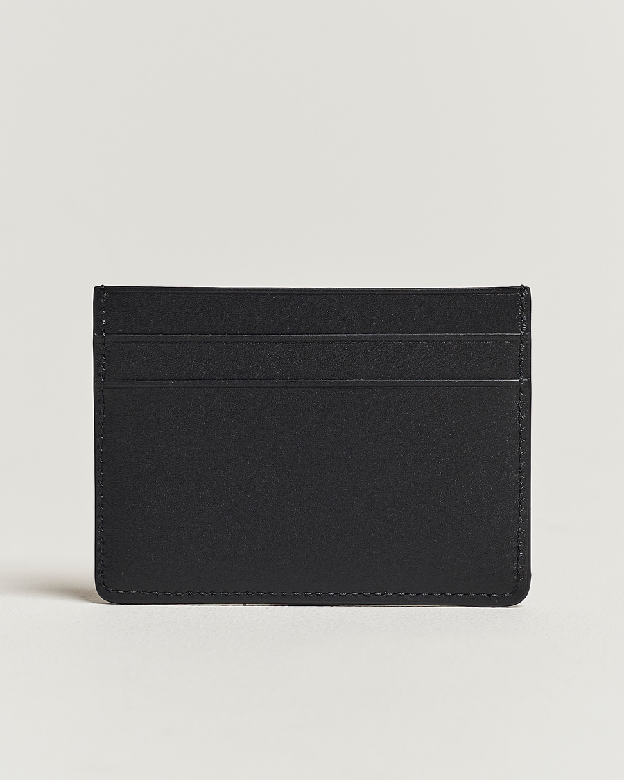 Hombres | Jil Sander Soft Calf Leather Card Holder Black | Jil Sander | Soft Calf Leather Card Holder Black