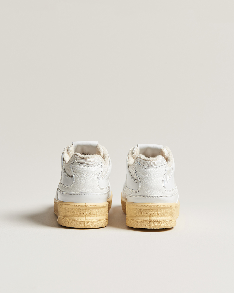 Hombres | Jil Sander Low Basket Sneakers White | Jil Sander | Low Basket Sneakers White