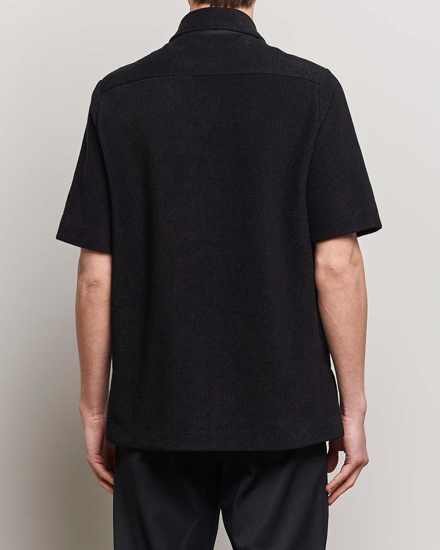 Hombres | Camisas | Jil Sander | Full Zip Camp Shirt Black