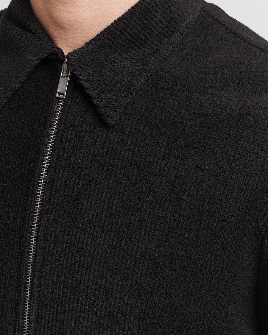 Hombres | Camisas | Jil Sander | Full Zip Camp Shirt Black