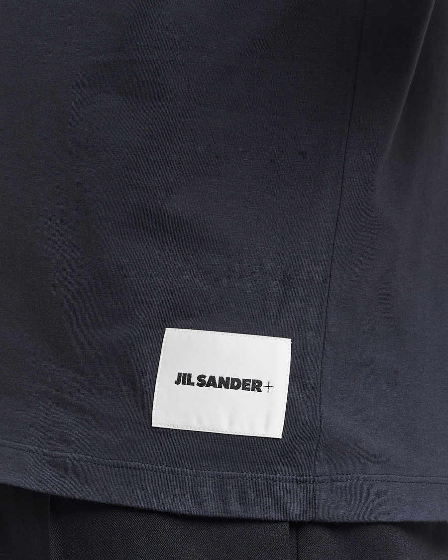 Hombres | Camisetas | Jil Sander | 3-Pack Short Sleeve T-Shirts White/Navy/Black