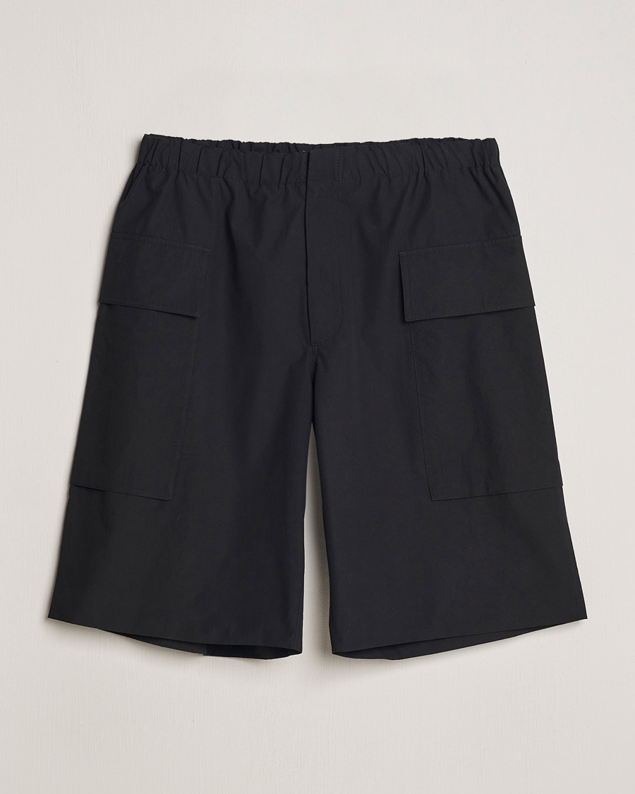 Hombres | Pantalones cortos | Jil Sander | Relaxed Fit Drawstring Shorts Black
