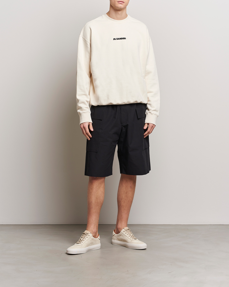 Hombres | Pantalones cortos | Jil Sander | Relaxed Fit Drawstring Shorts Black