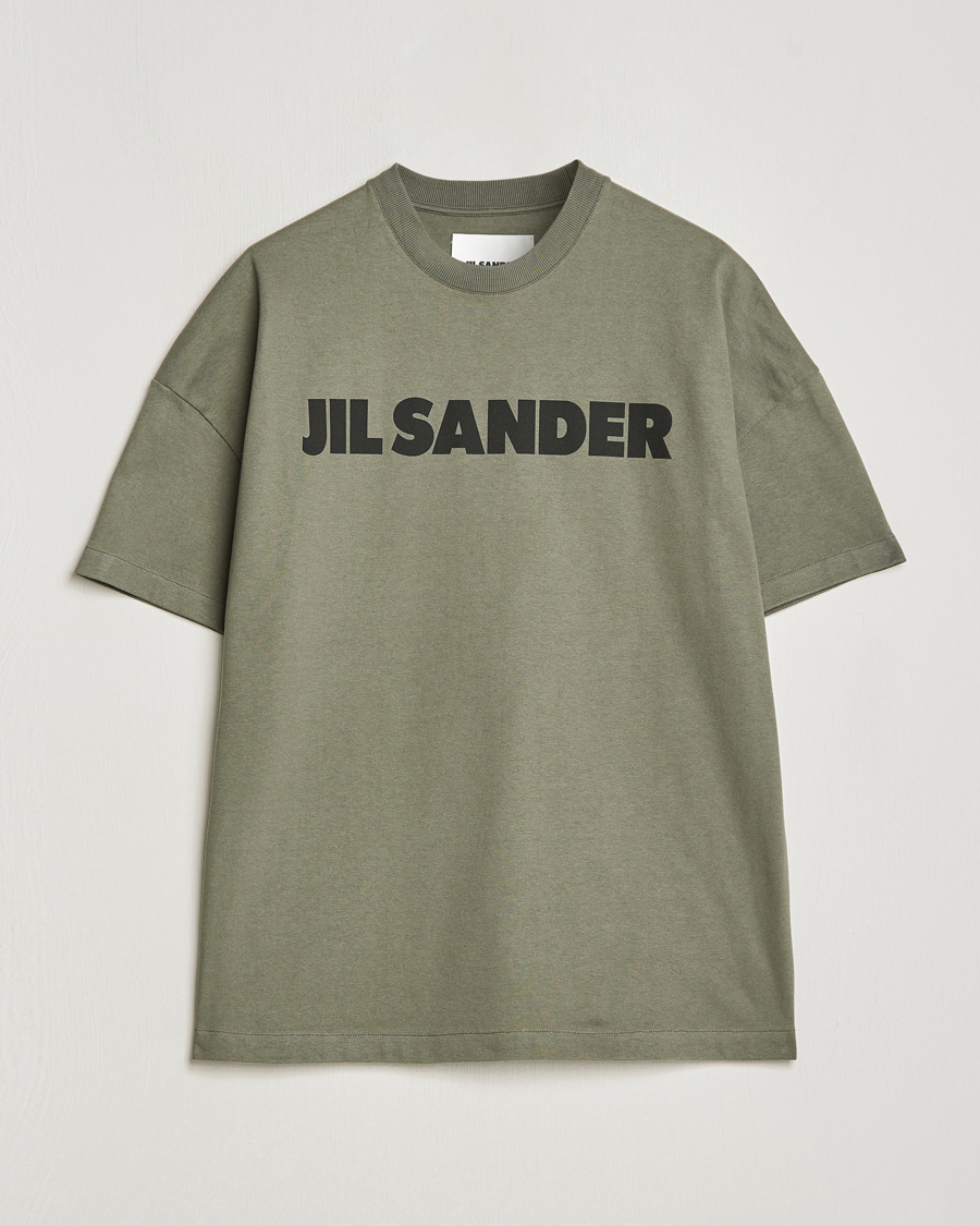 Hombres | Camisetas | Jil Sander | Printed Logo T-Shirt Thyme Green