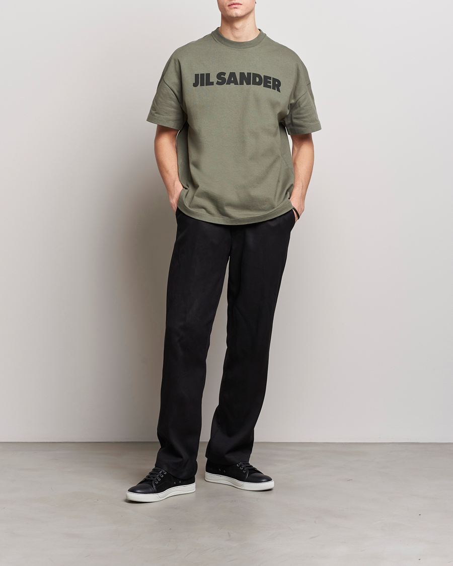 Hombres | Camisetas | Jil Sander | Printed Logo T-Shirt Thyme Green