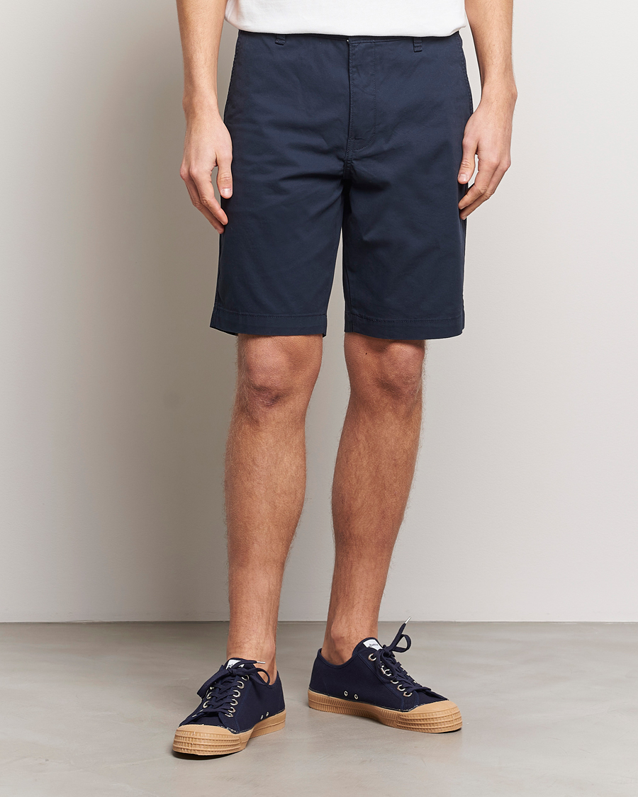 Hombres | Pantalones cortos chinos | Levi's | Garment Dyed Chino Shorts Blatic Navy