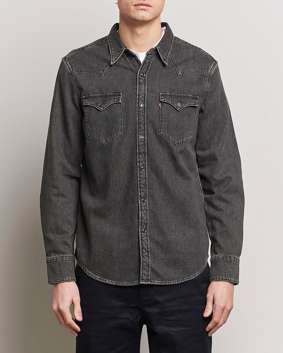 Hombres | Camisas vaqueras | Levi's | Barstow Western Standard Shirt Black Washed