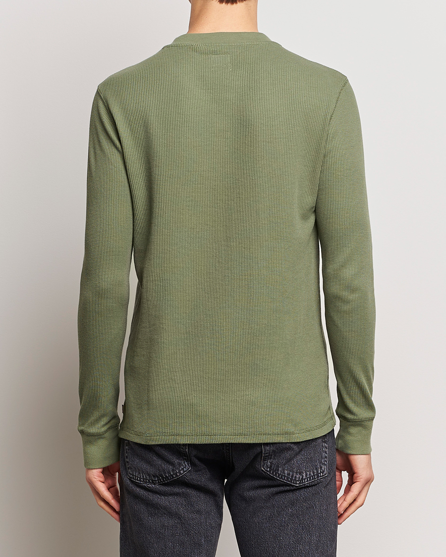 Hombres | Jerséis y prendas de punto | Levi's | Thermal Henley Bluish Olive