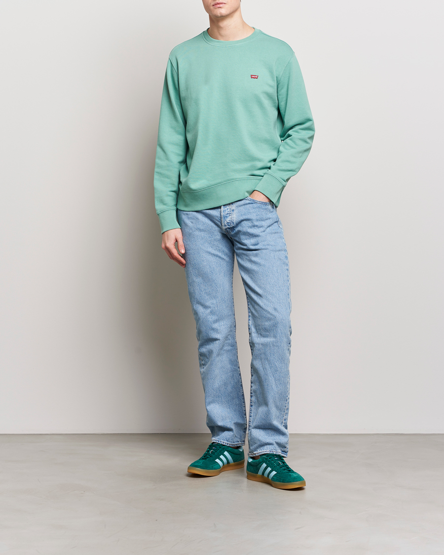 Hombres | Jerséis y prendas de punto | Levi's | Original Crew Neck Sweatshirt Feldspar Green