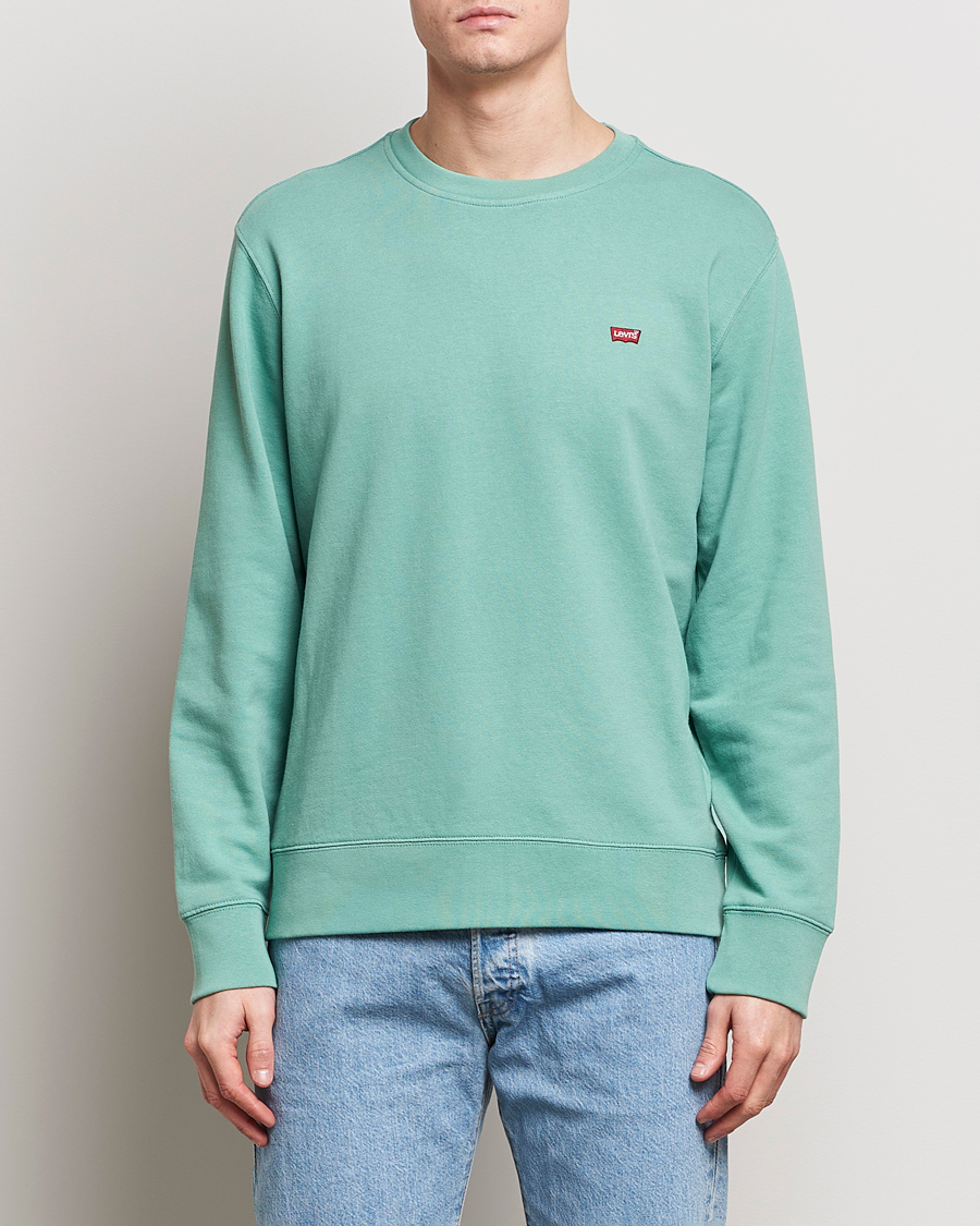 Hombres | Jerséis y prendas de punto | Levi's | Original Crew Neck Sweatshirt Feldspar Green
