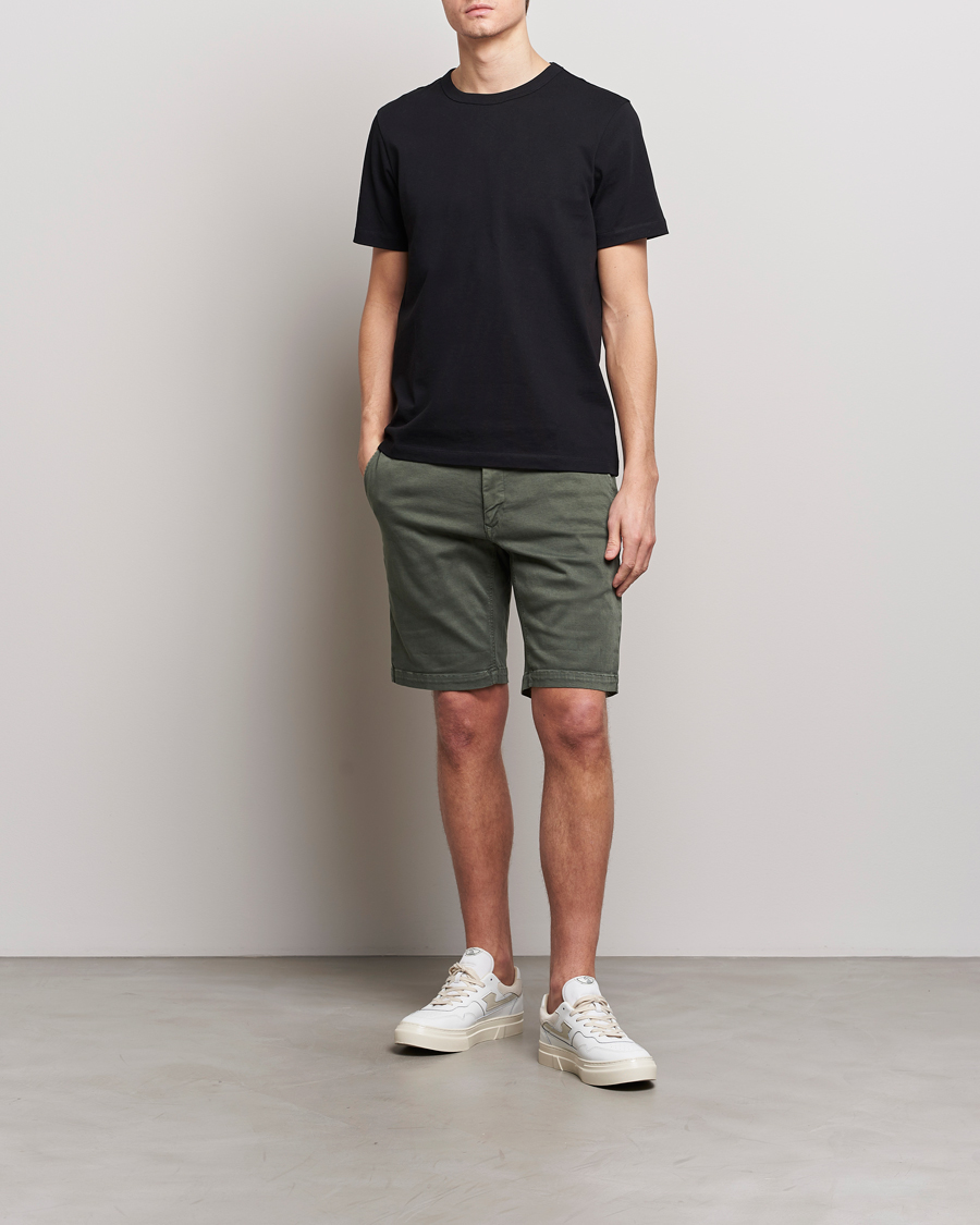 Hombres | Pantalones cortos | Replay | Benni Hyperflex Shorts Dark Green