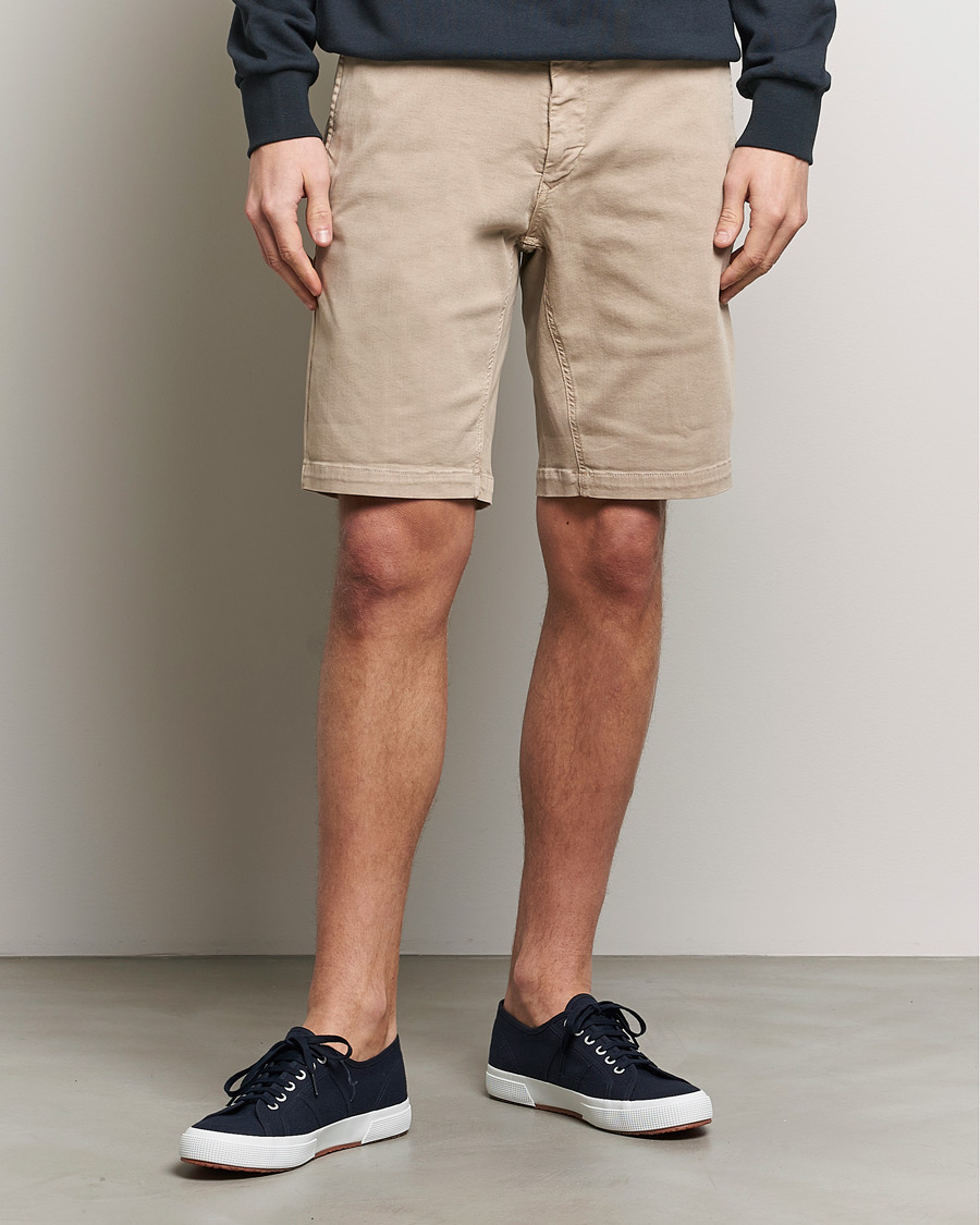 Hombres | Pantalones cortos chinos | Replay | Benni Hyperflex Shorts Coffee Cream