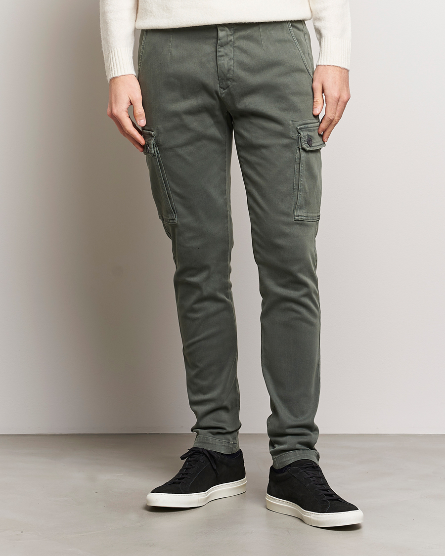 Hombres | Pantalones | Replay | Anbass Hyperflex X-Lite Cargo Pants Dark Green
