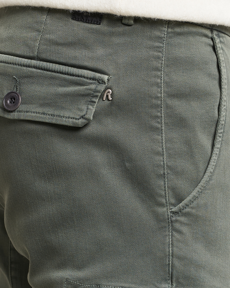 Hombres | Pantalones | Replay | Anbass Hyperflex X-Lite Cargo Pants Dark Green