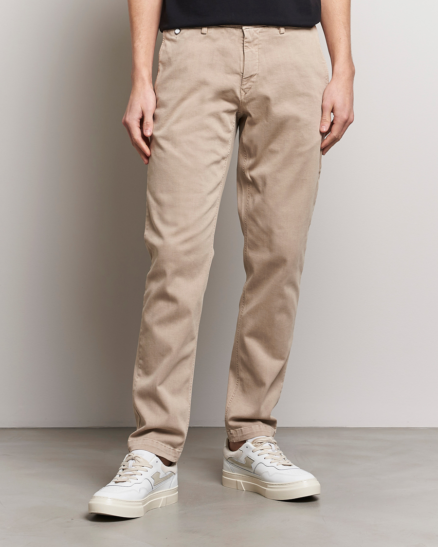 Hombres | Pantalones | Replay | Benni Hyperflex X-Lite Chinos Coffee Cream