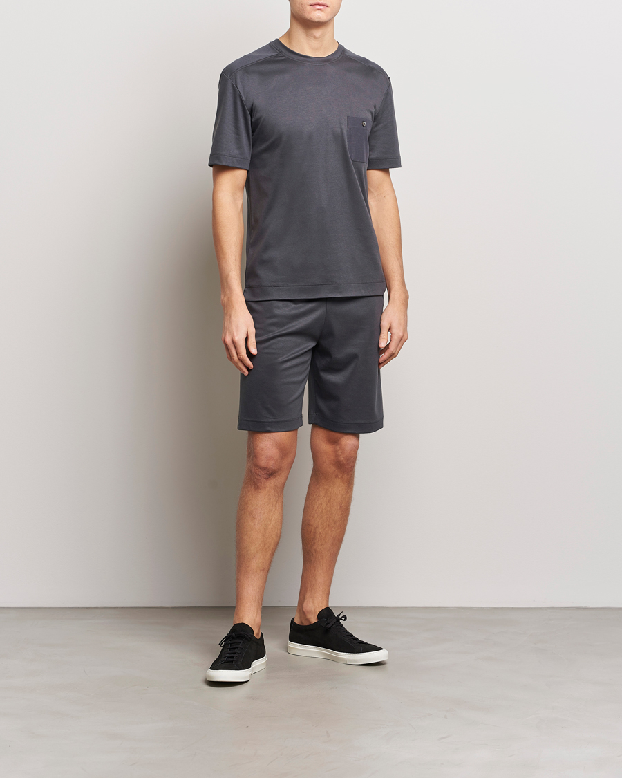 Hombres | Pijamas y batas | Zimmerli of Switzerland | Cotton/Modal Loungewear Shorts Phantom
