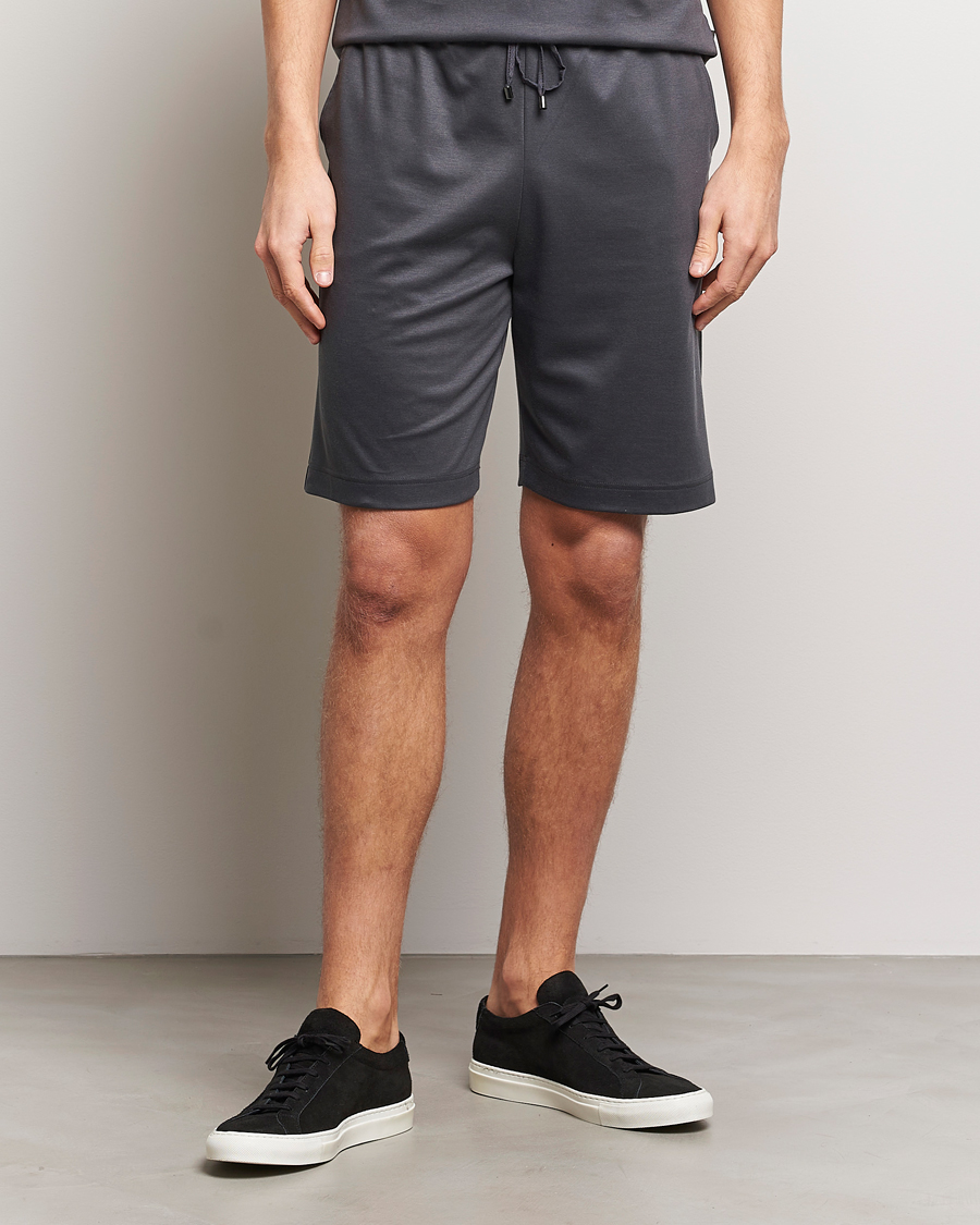 Hombres | Pijamas | Zimmerli of Switzerland | Cotton/Modal Loungewear Shorts Phantom