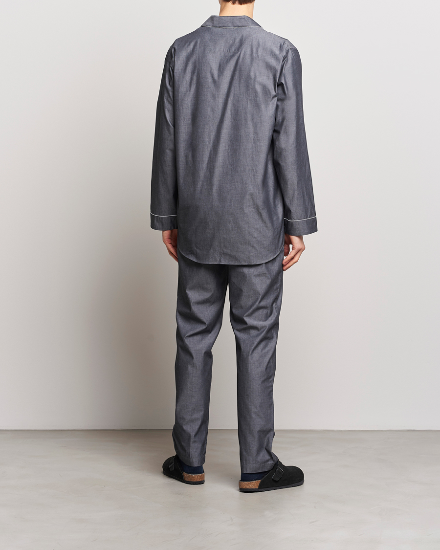 Hombres |  | Zimmerli of Switzerland | Mercerised Cotton Pyjamas Dark Grey