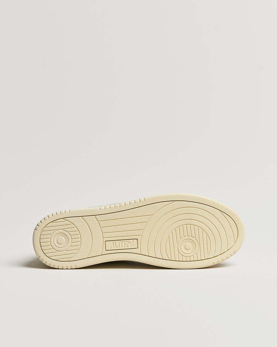 Hombres | Autry Medalist Low Suede Sneaker Grey/Cream | Autry | Medalist Low Suede Sneaker Grey/Cream