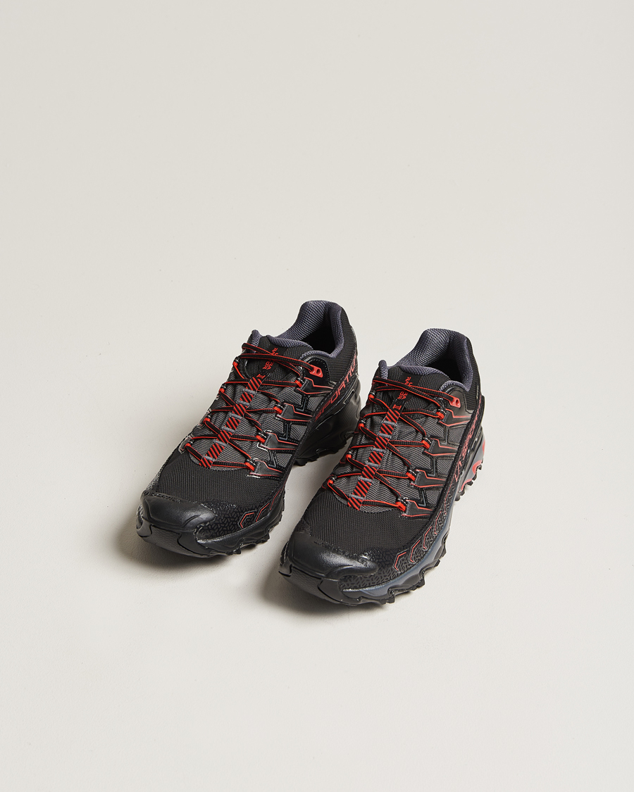 Hombres | Zapatillas de senderismo | La Sportiva | Ultra Raptor II GTX Trail Running Shoes Black/Goji