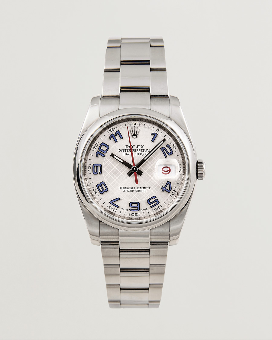 Hombres | Rolex Pre-Owned Datejust 116200 Oyster Perpetual Steel Silver | Rolex Pre-Owned | Datejust 116200 Oyster Perpetual Steel Silver
