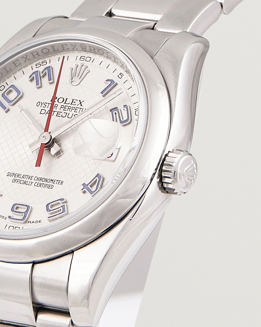 Hombres | Rolex Pre-Owned Datejust 116200 Oyster Perpetual Steel Silver | Rolex Pre-Owned | Datejust 116200 Oyster Perpetual Steel Silver