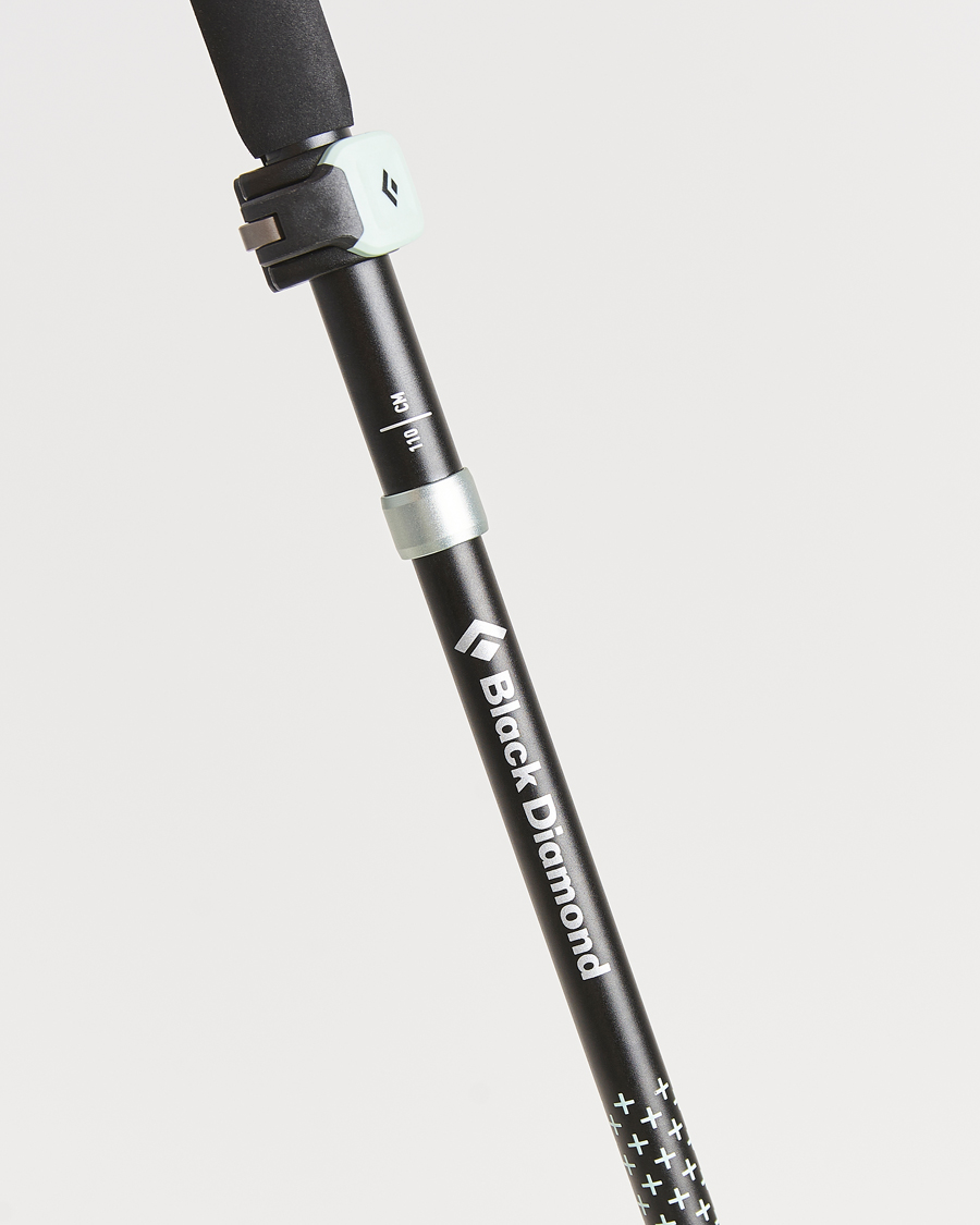 Hombres | Accesorios activos | Black Diamond | Distance FLZ Trekking Poles Black/Foam Green