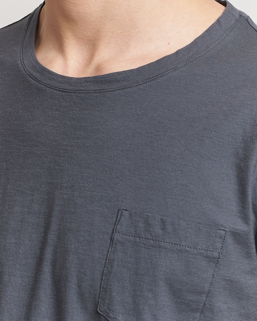 Hombres | Camisetas | Massimo Alba | Panarea Watercolor T-Shirt Steel