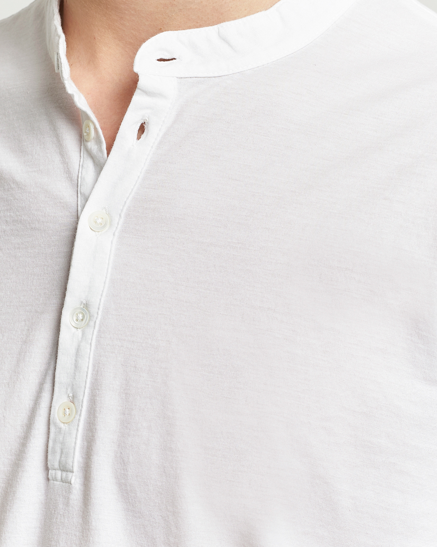 Hombres | Jerséis y prendas de punto | Massimo Alba | Hawai Watercolor Henley White