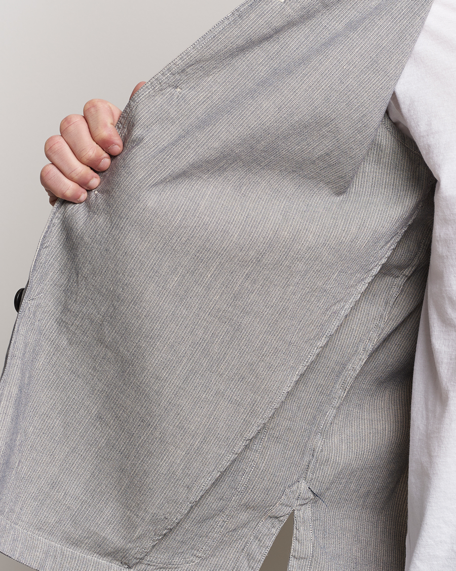 Hombres | Abrigos y chaquetas | Massimo Alba | Florida Cotton/Linen Shirt Jacket Light Grey