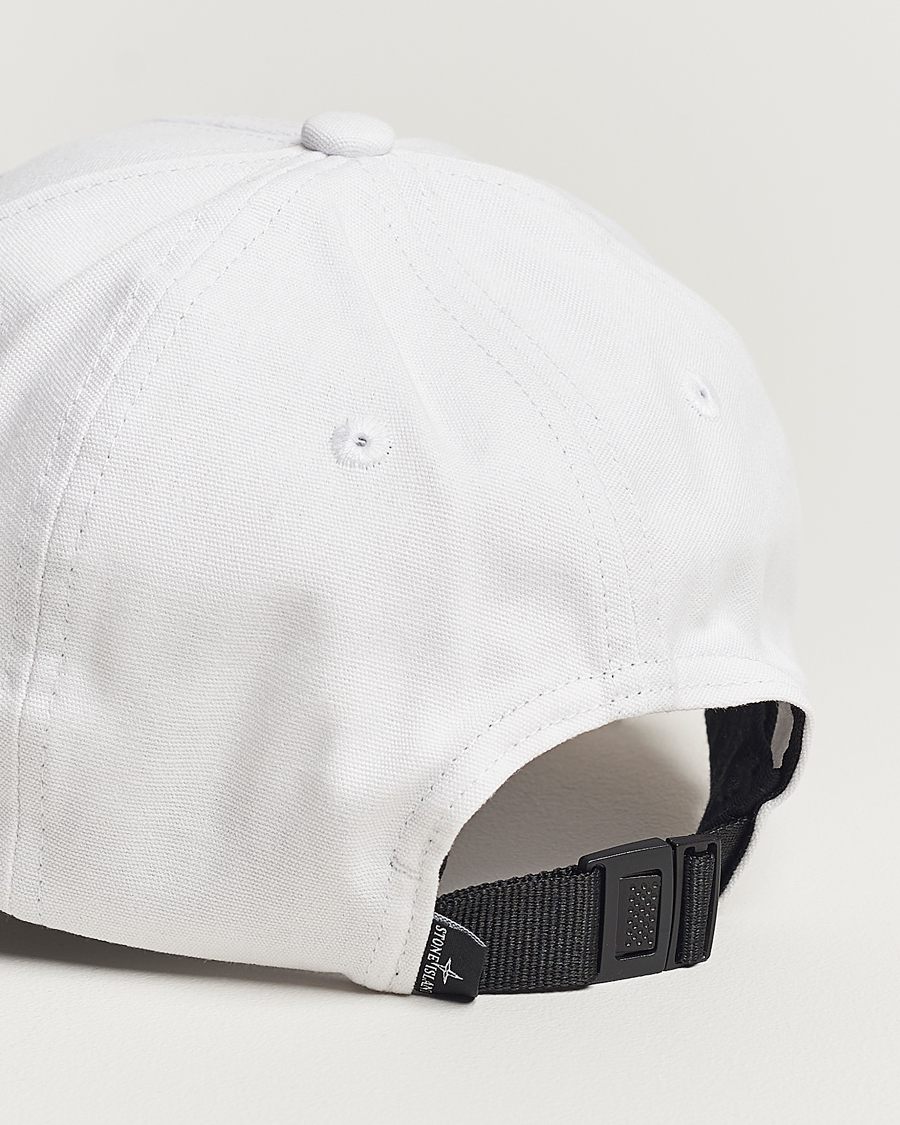 Hombres | Stone Island Classic Cotton Cap White | Stone Island | Classic Cotton Cap White