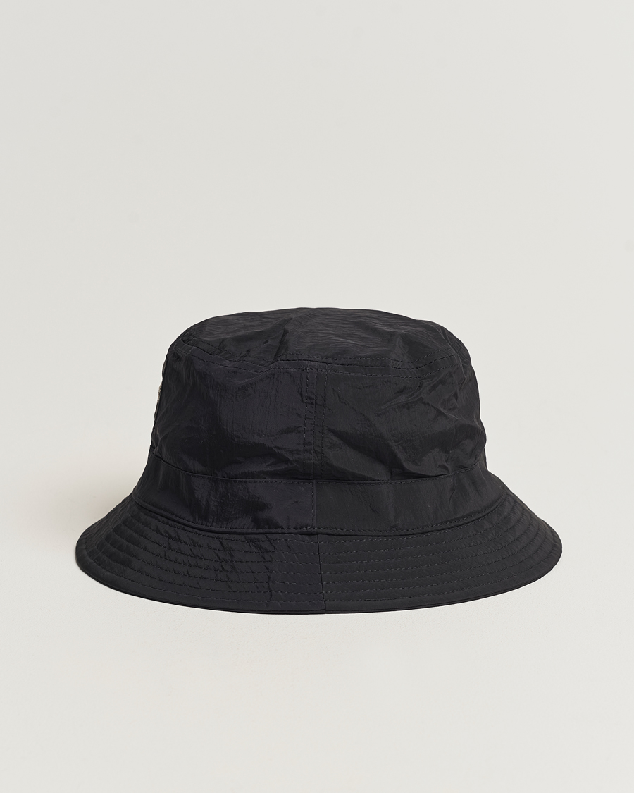 Hombres | Stone Island Logo Bucket Hat Black | Stone Island | Logo Bucket Hat Black