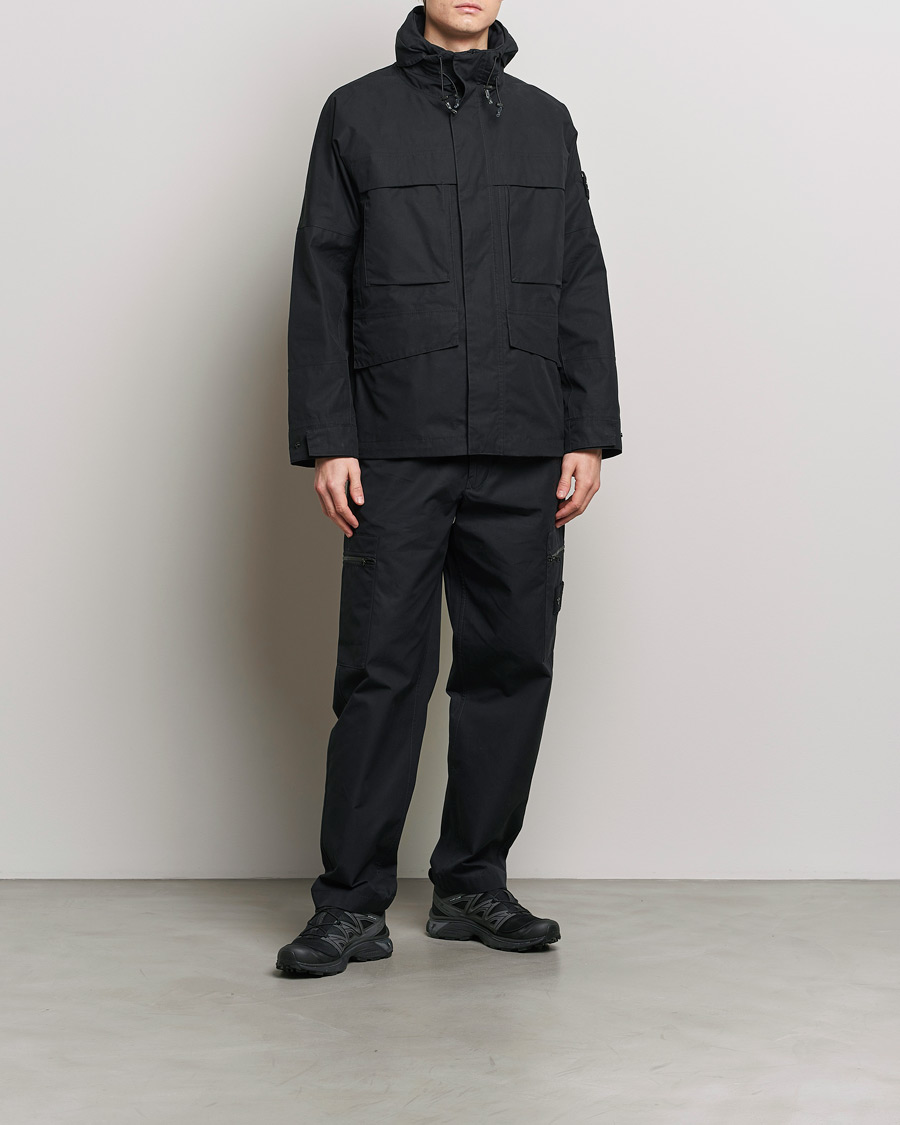 Hombres | Pantalones | Stone Island | Ghost Ventile Cotton Cargo Pants Black