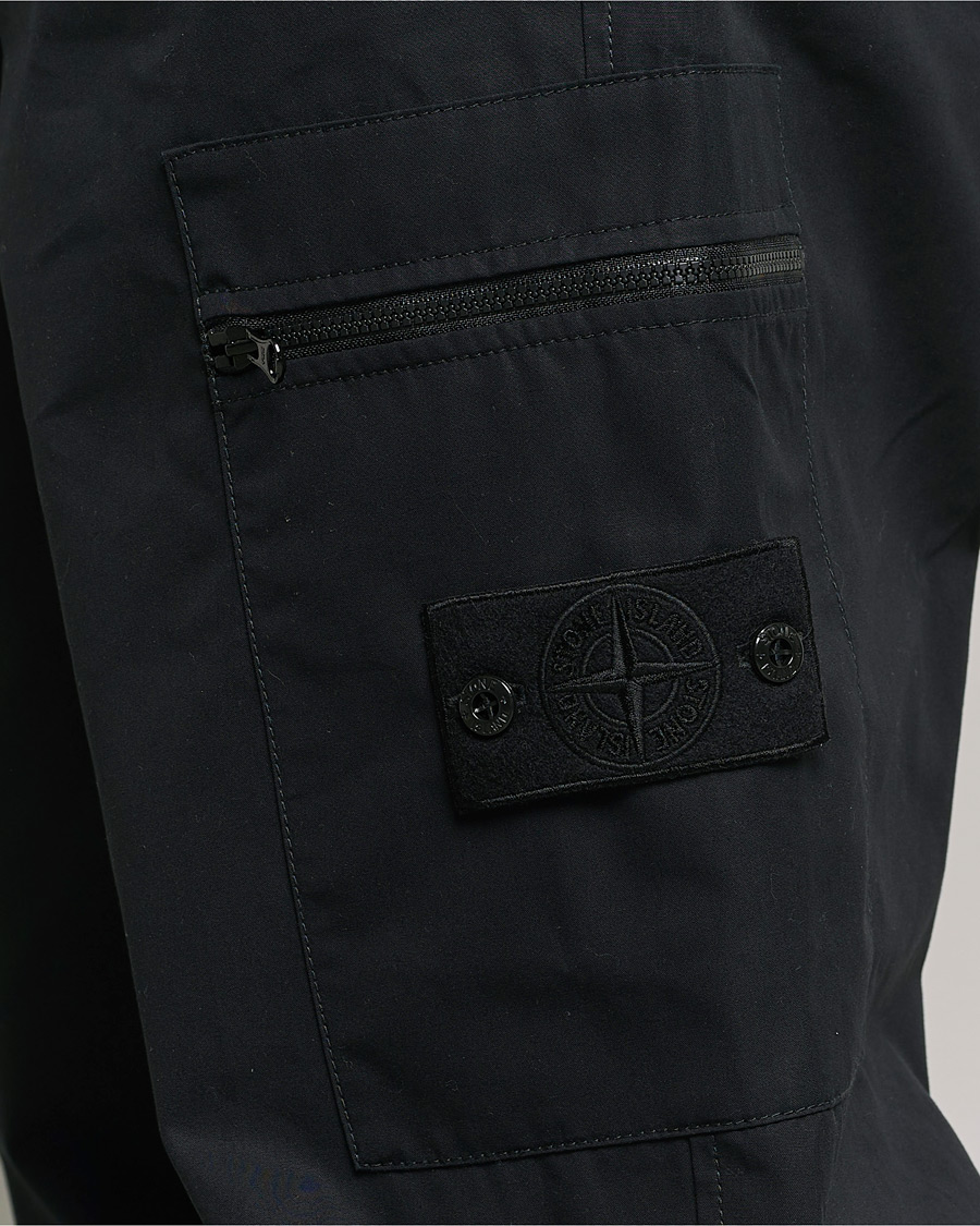 Hombres | Pantalones | Stone Island | Ghost Ventile Cotton Cargo Pants Black
