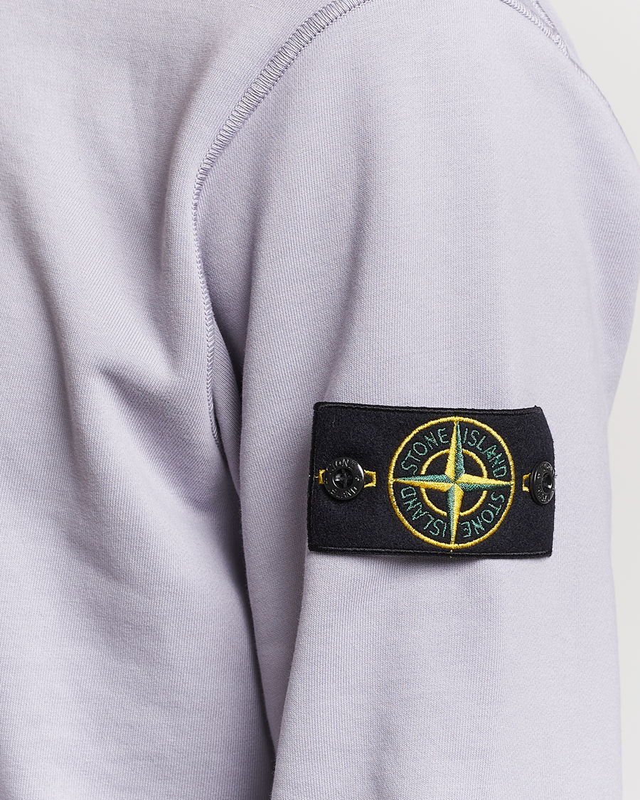 Hombres | Jerséis y prendas de punto | Stone Island | Garment Dyed Cotton Sweatshirt Dust