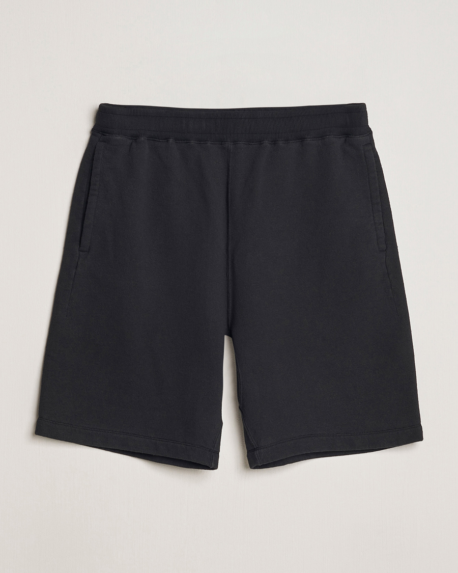 Hombres | Pantalones cortos | Stone Island | Heavy Cotton Fleece Sweatshorts Black