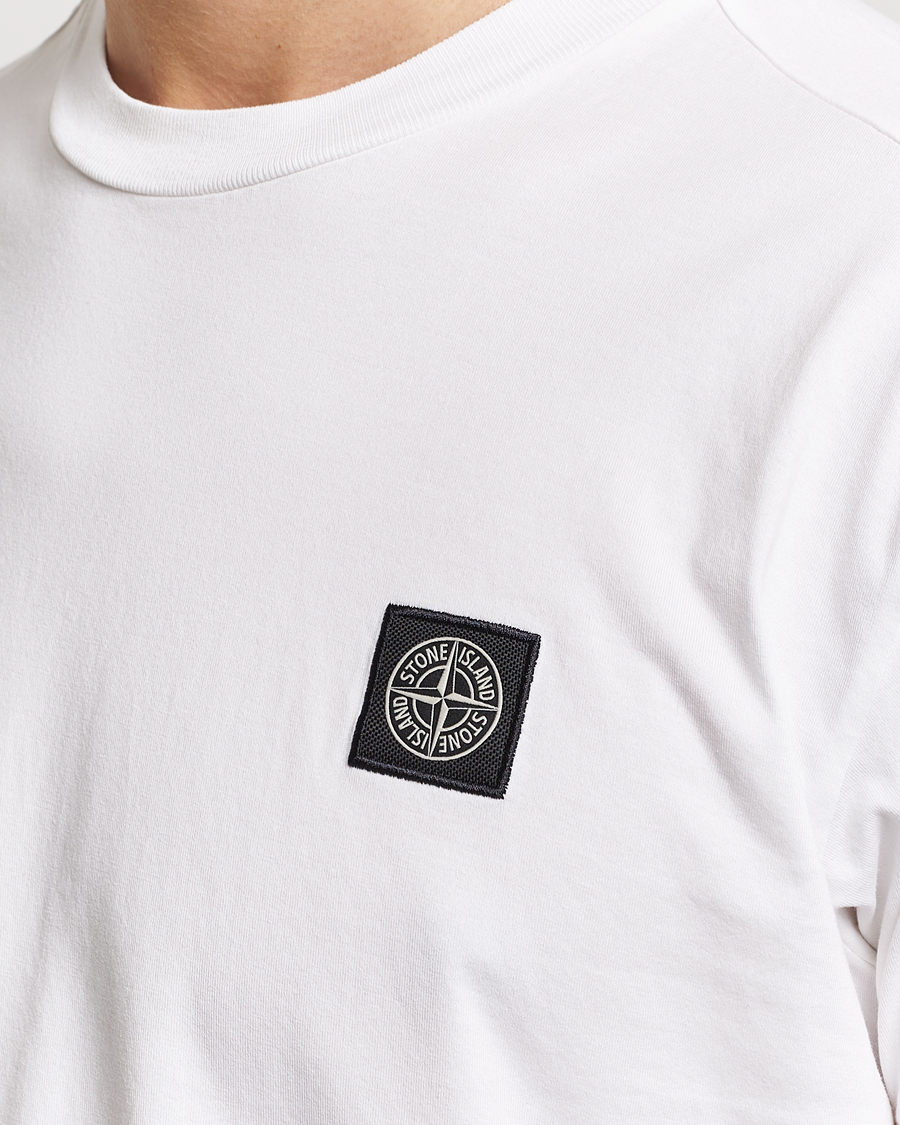 Hombres | Camisetas | Stone Island | Garment Dyed Cotton Jersey T-Shirt White