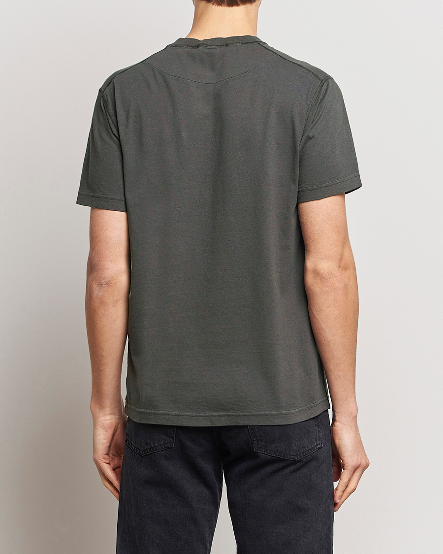 Hombres | Camisetas | Stone Island | Organic Cotton Fissato Effect T-Shirt Charcoal