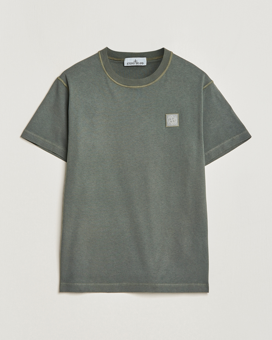 Hombres | Camisetas | Stone Island | Organic Cotton Fissato Effect T-Shirt Musk