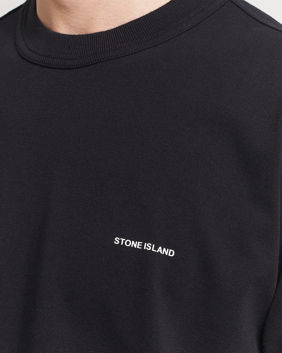 Hombres | Camisetas | Stone Island | Cotton Jersey Small Logo T-Shirt Black