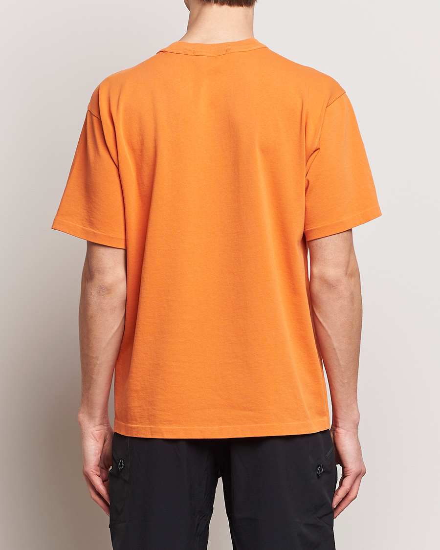 Hombres | Camisetas | Stone Island | Cotton Jersey Small Logo T-Shirt Orange