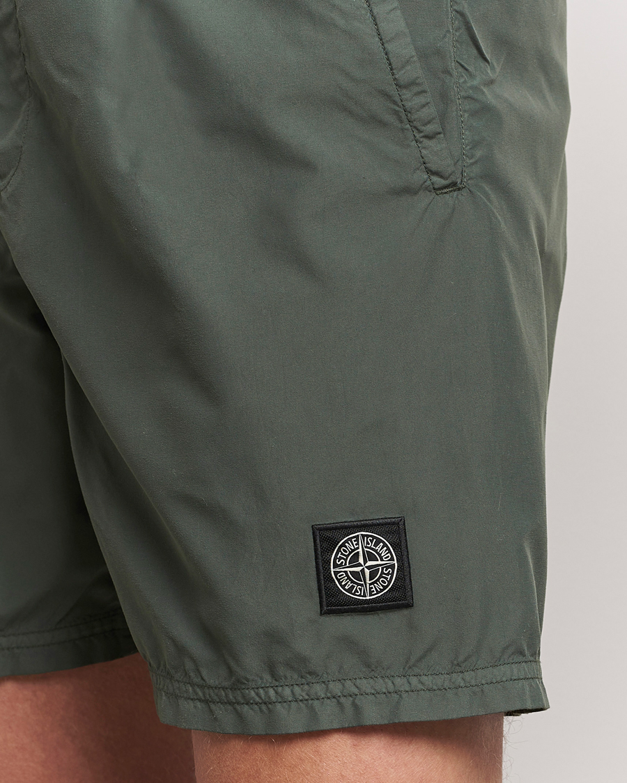 Hombres | Bañadores | Stone Island | Brushed Nylon Swimshorts Musk