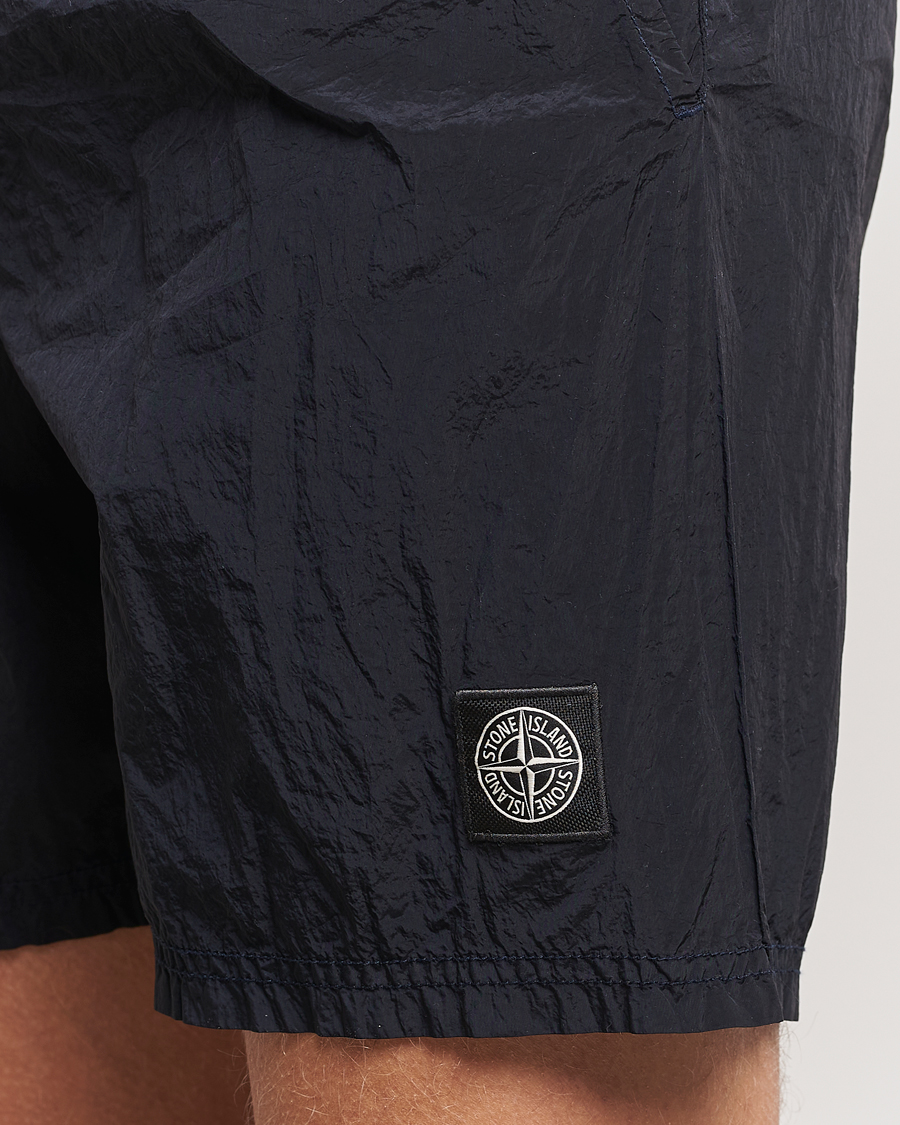 Hombres | Bañadores | Stone Island | Nylon Metal Econyl Swimshorts Navy Blue