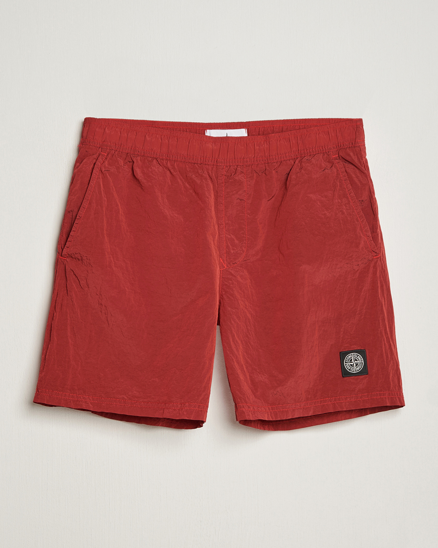 Hombres | Bañadores | Stone Island | Nylon Metal Econyl Swimshorts Red