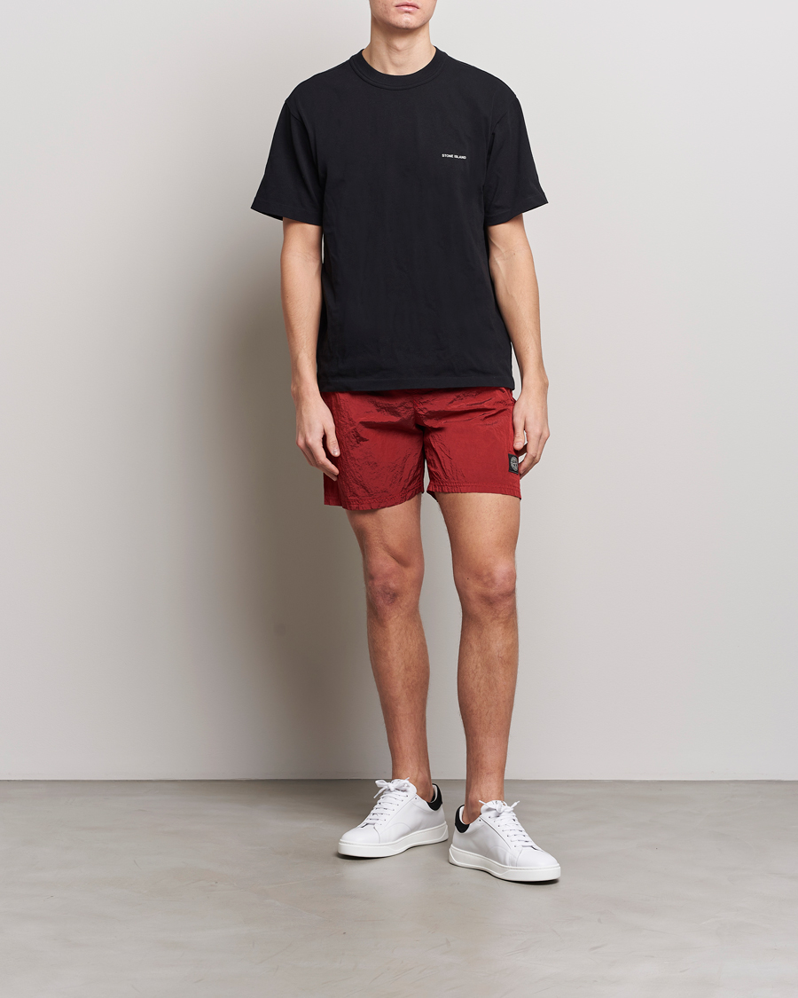 Hombres | Bañadores | Stone Island | Nylon Metal Econyl Swimshorts Red